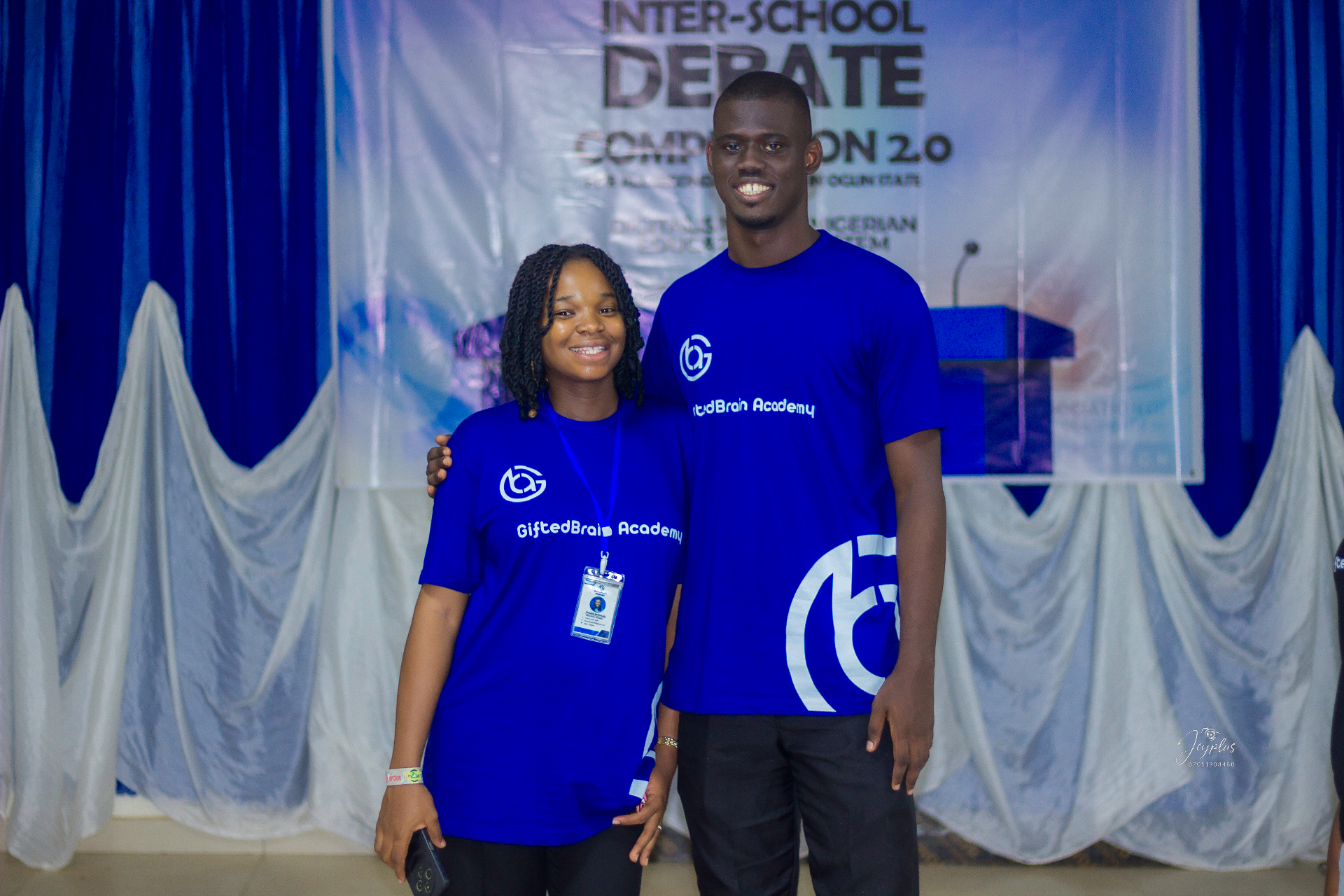 GiftedBrain Academy team at the event